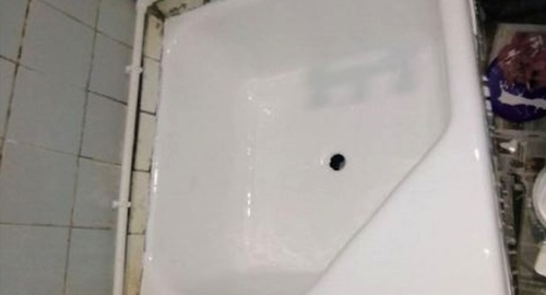 Обновление душевого поддона акрилом | Малая Вишера